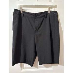 RSQ Mid-Length Hybrid Mens Black Above Knee Shorts Waist 32